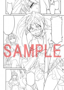 鳴子ハナハル描き下ろしコミック_線画先行公開（２）