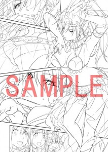 鳴子ハナハル描き下ろしコミック_線画先行公開（３）